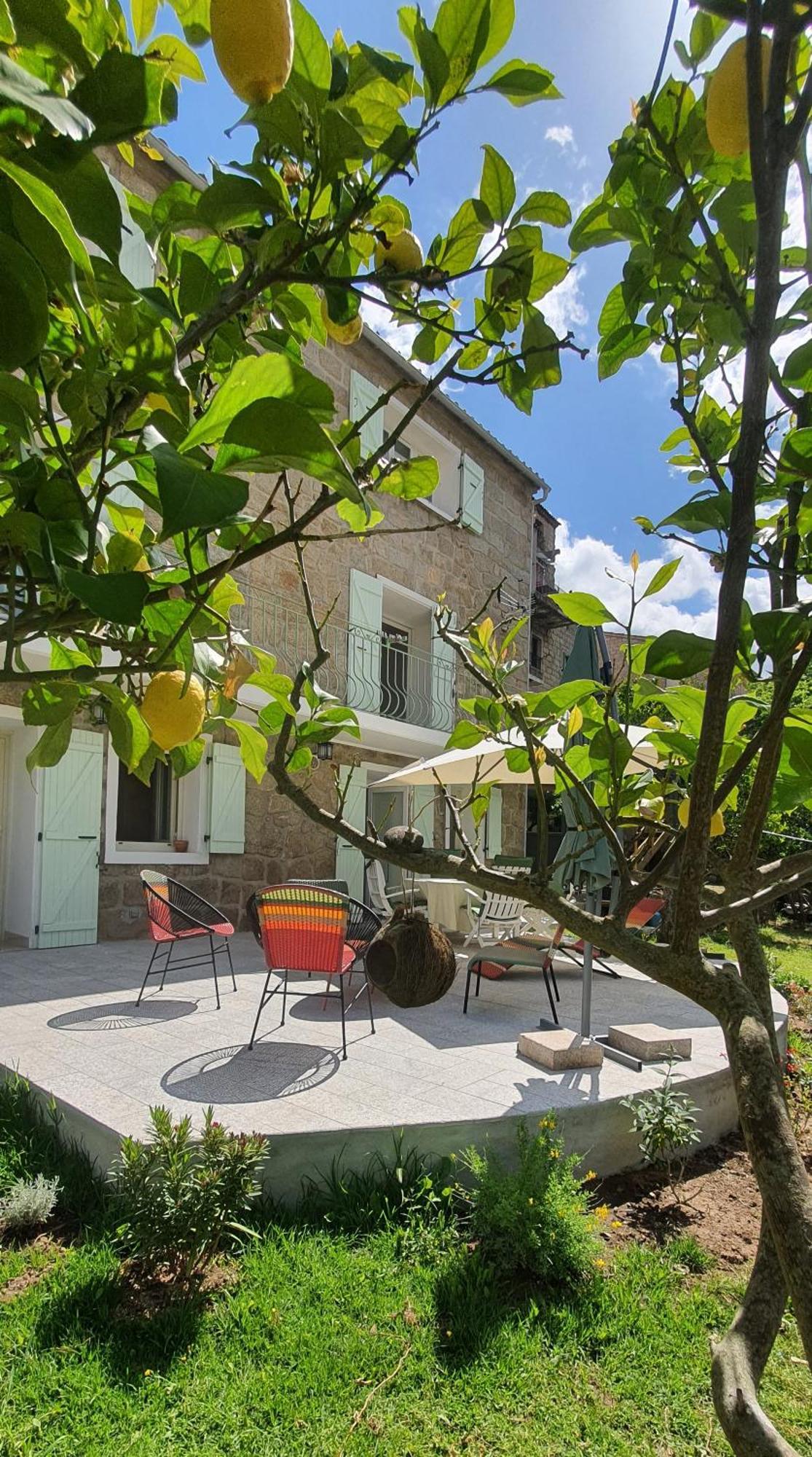 Charmant Appartement En Rez De Jardin Sartène Εξωτερικό φωτογραφία