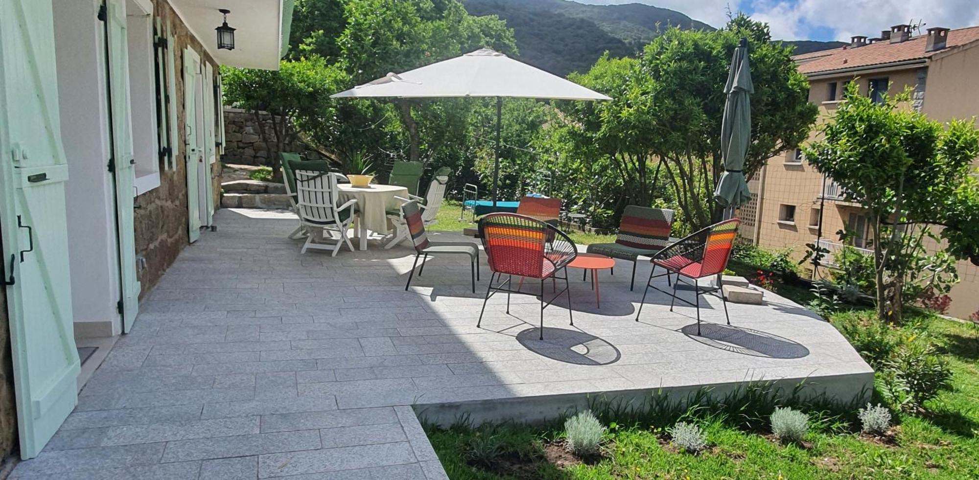 Charmant Appartement En Rez De Jardin Sartène Εξωτερικό φωτογραφία
